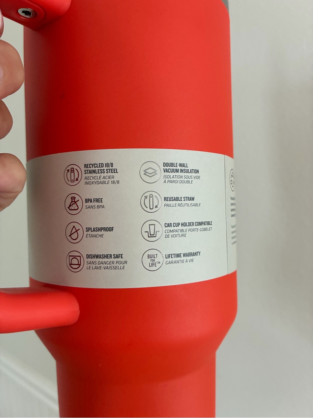Stanley Quencher H2.0 Tumbler 40oz - lava - Picture 4 of 4